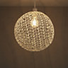 Colours Missoula White Wire Light shade (D)300mm