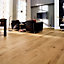 Colours Monito Natural Oak effect Real wood top layer flooring, 1.58m² Pack