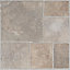 Colours Natural Stone effect Self adhesive Vinyl tile, 1.02m² Pack