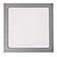 Colours Octave Silver effect Non-adjustable LED Downlight 17.5W IP20