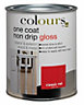 Colours One coat Classic red Gloss Metal & wood paint, 750ml
