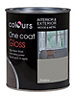 Colours One coat Shadow Gloss Metal & wood paint, 750ml