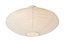 Colours Papyrus Brushed Metal & paper White Ceiling light