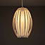 Colours Protea Clear Ribbed Light shade (D)175mm