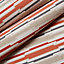 Colours Red Retro stripe Embossed Wallpaper