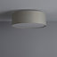 Colours Sphera Brushed Fabric & metal Grey 2 Lamp Ceiling light