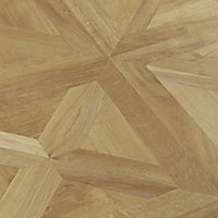 Colours Staccato Natural Oak parquet effect Laminate Flooring, 1.86m² Pack of 4