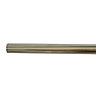 Colours Stainless steel effect Fixed Curtain pole, (L)1.8m (Dia)28mm