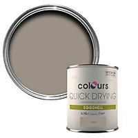 Colours Taupe Eggshell Metal & wood paint, 750ml