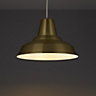 Colours Tezz Brushed Gold effect Light shade (D)290mm