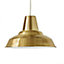 Colours Tezz Brushed Gold effect Light shade (D)290mm