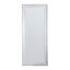 Colours Tibertus White Rectangular Framed mirror (H)15.2cm (W)63.5cm