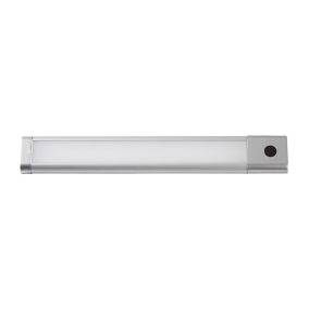 Colours Upha Silver effect Mains-powered LED Neutral white Under cabinet light IP20 (L)285mm (W)42mm