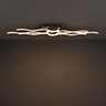 Colours Vaccus Brushed Metal & plastic Chrome effect 6 Lamp LED Ceiling light