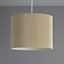 Colours Zadeh Cream Micropleat Light shade (D)260mm