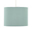 Colours Zadeh Duck egg Micropleat Light shade (D)200mm