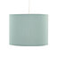 Colours Zadeh Duck egg Micropleat Light shade (D)260mm