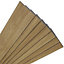 ColoursNatural Warm oak effect PVC Luxury vinyl click Luxury vinyl click flooring , (W)191mm