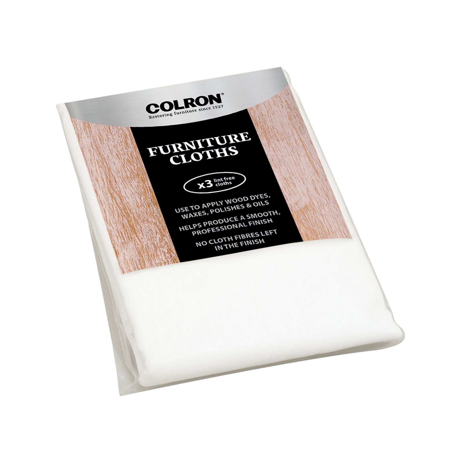 Colron Cotton Lint free cloth, Pack of 3