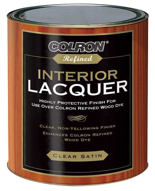 Colron Refined Clear Satin Lacquer, 750ml