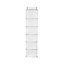 Compactor White Fabric 6 tier Shoes Hanging wardrobe organiser
