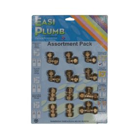 Compression 12 piece Pipe fittings pack