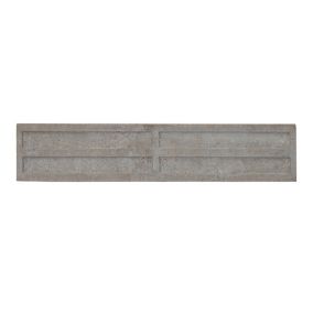 Concrete Gravel board (L)1.83m (W)300mm (T)50mm, Pack of 5