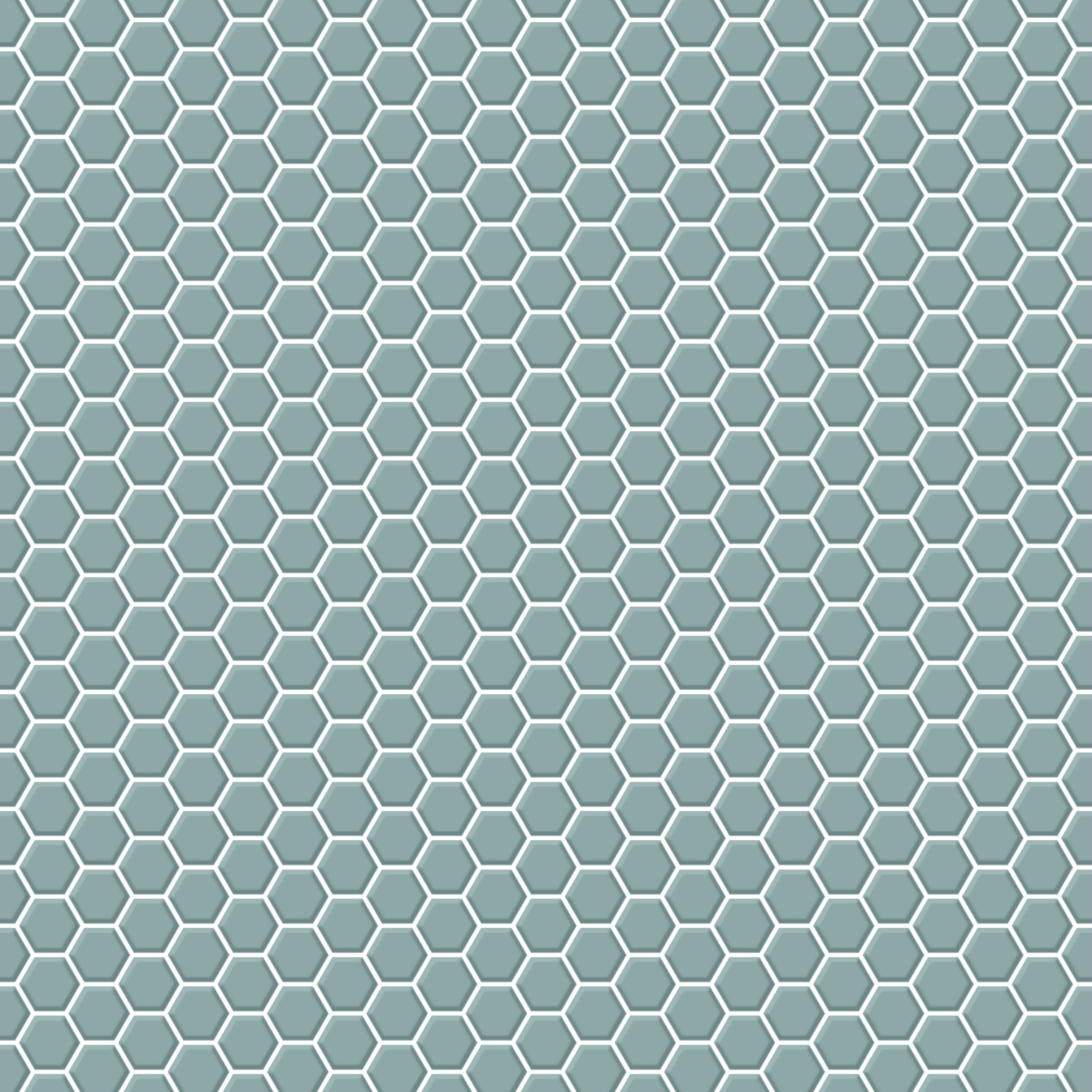 Contour Duck egg Hexagon lattice Tile effect Textured Wallpaper Sample