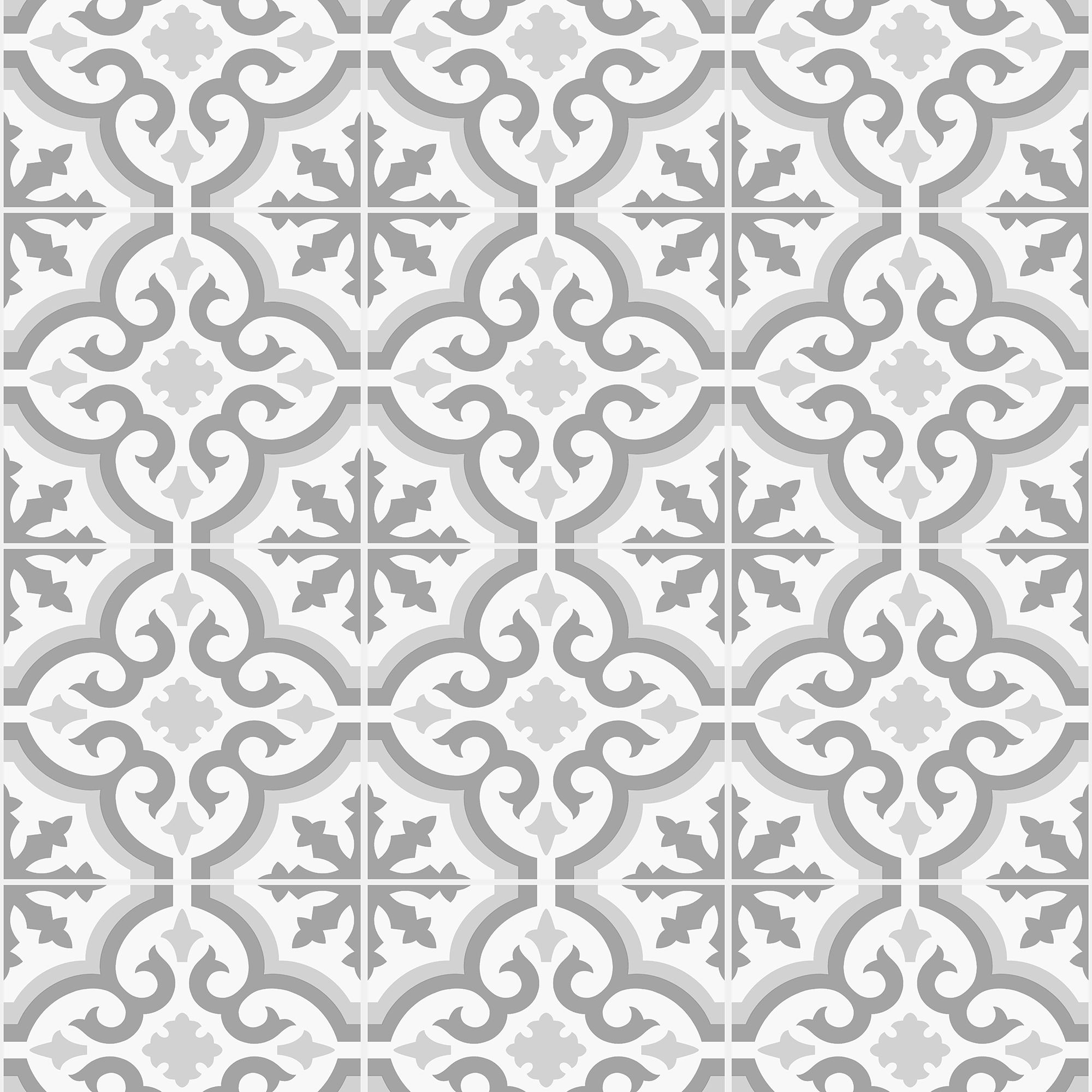 Contour Grecian Grey Tile effect Textured Wallpaper Sample | Tradepoint