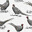 Contour Multicolour Pheasant Smooth Wallpaper