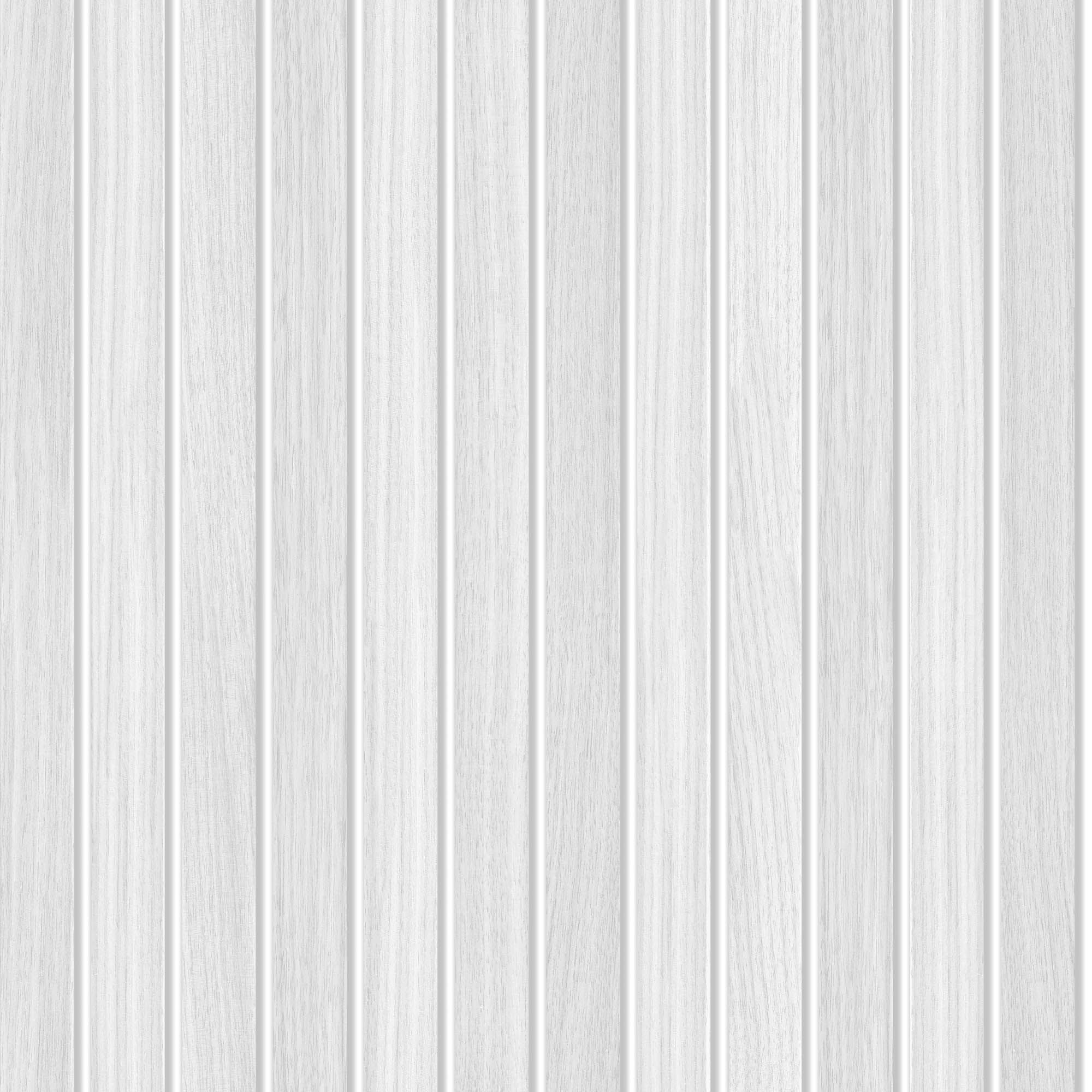 Contour White Panelled Smooth Wallpaper