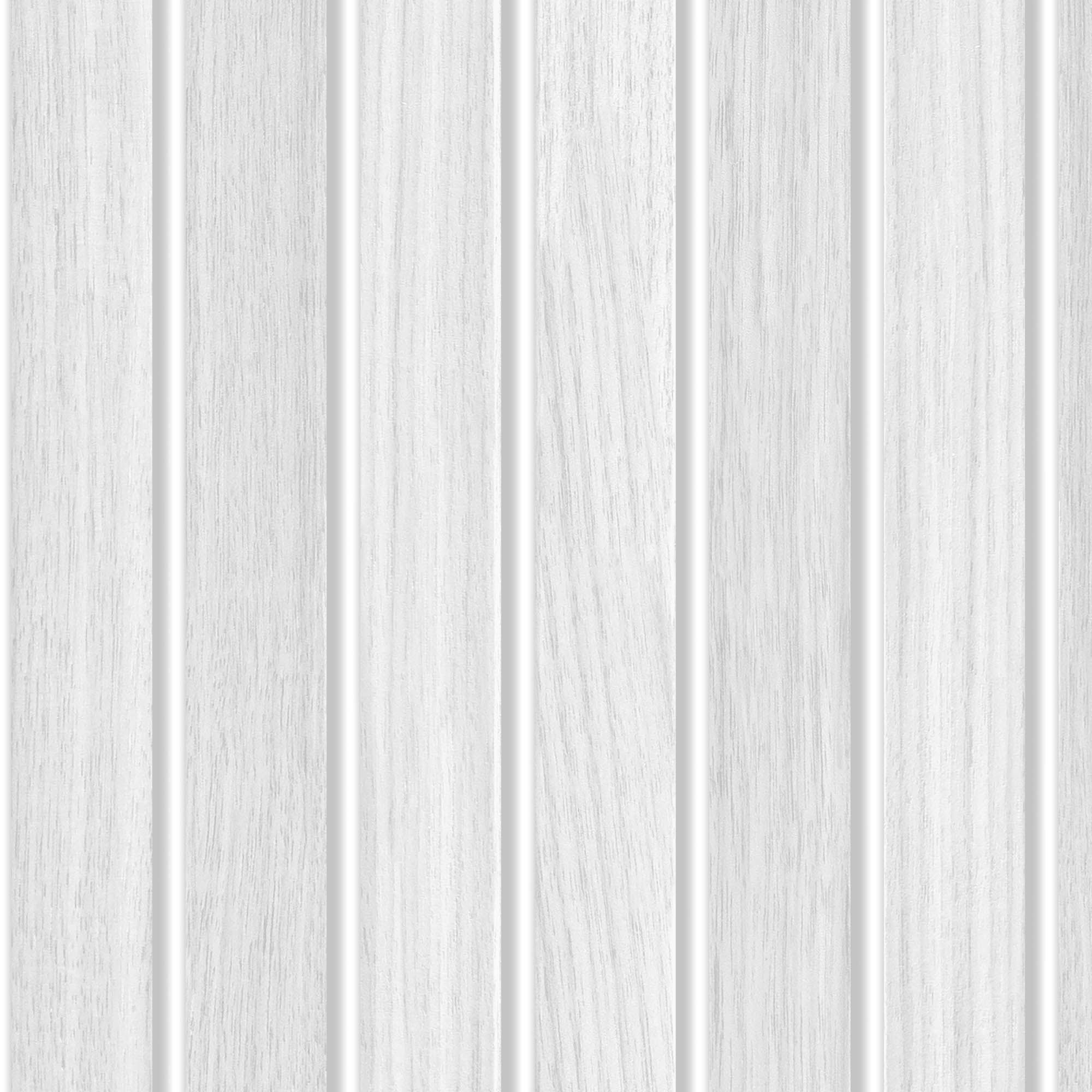 Contour White Panelled Smooth Wallpaper