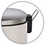 Cooke & Lewis Abora Soft close Pebble Iron Round Freestanding Kitchen Bin, 30L