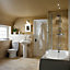 Cooke & Lewis Adelphi Acrylic Left-handed P-shaped Shower Bath (L)1675mm (W)850mm