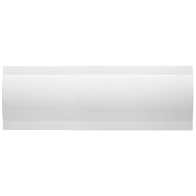 Cooke & Lewis Adelphi White Curved Front Bath panel (H)51.5cm (W)150cm