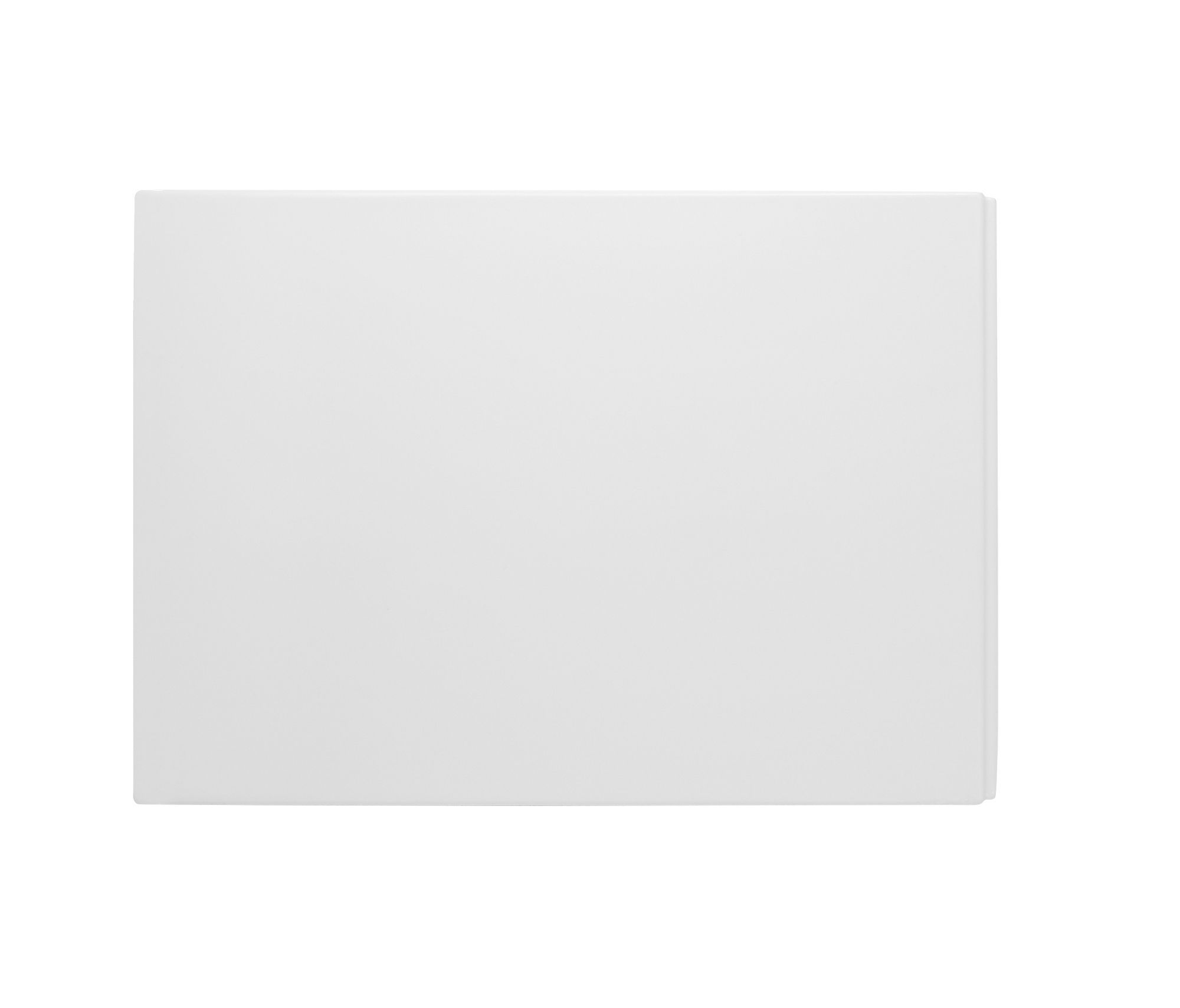 Cooke & Lewis Adelphi White L-shaped End Bath panel (H)51cm (W)75cm