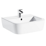 Cooke & Lewis Affini Square Wall-mounted Cloakroom Basin