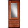 Cooke & Lewis Amberley Glazed door & drawer front, (W)500mm (H)1162mm (T)22mm