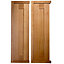 Cooke & Lewis Amberley Tall corner Cabinet door (W)300mm, Set of 2