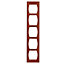 Cooke & Lewis Amberley Walnut effect Wine rack frame, (H)720mm (W)150mm
