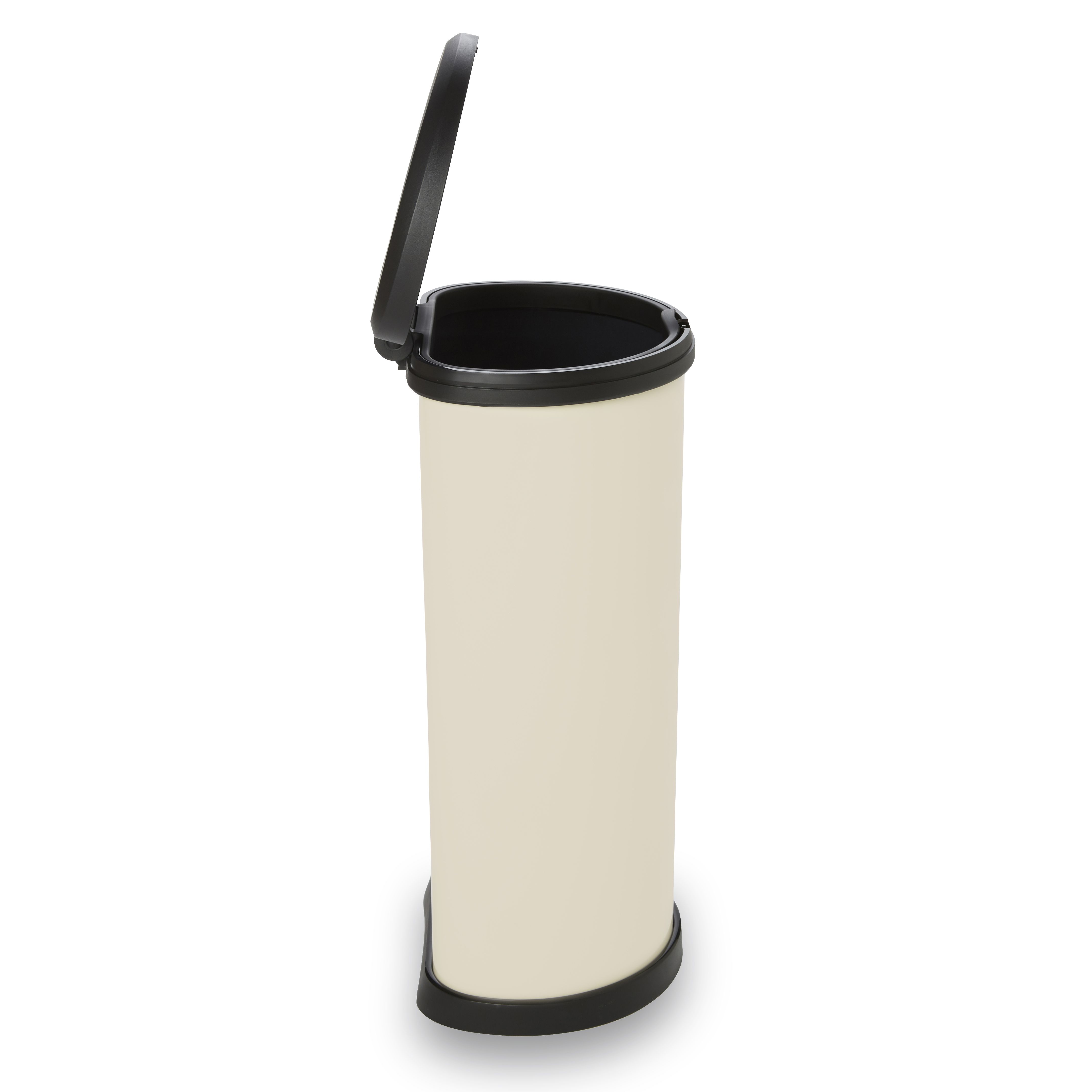 Cooke & Lewis Amphora Cream Bin - 40L