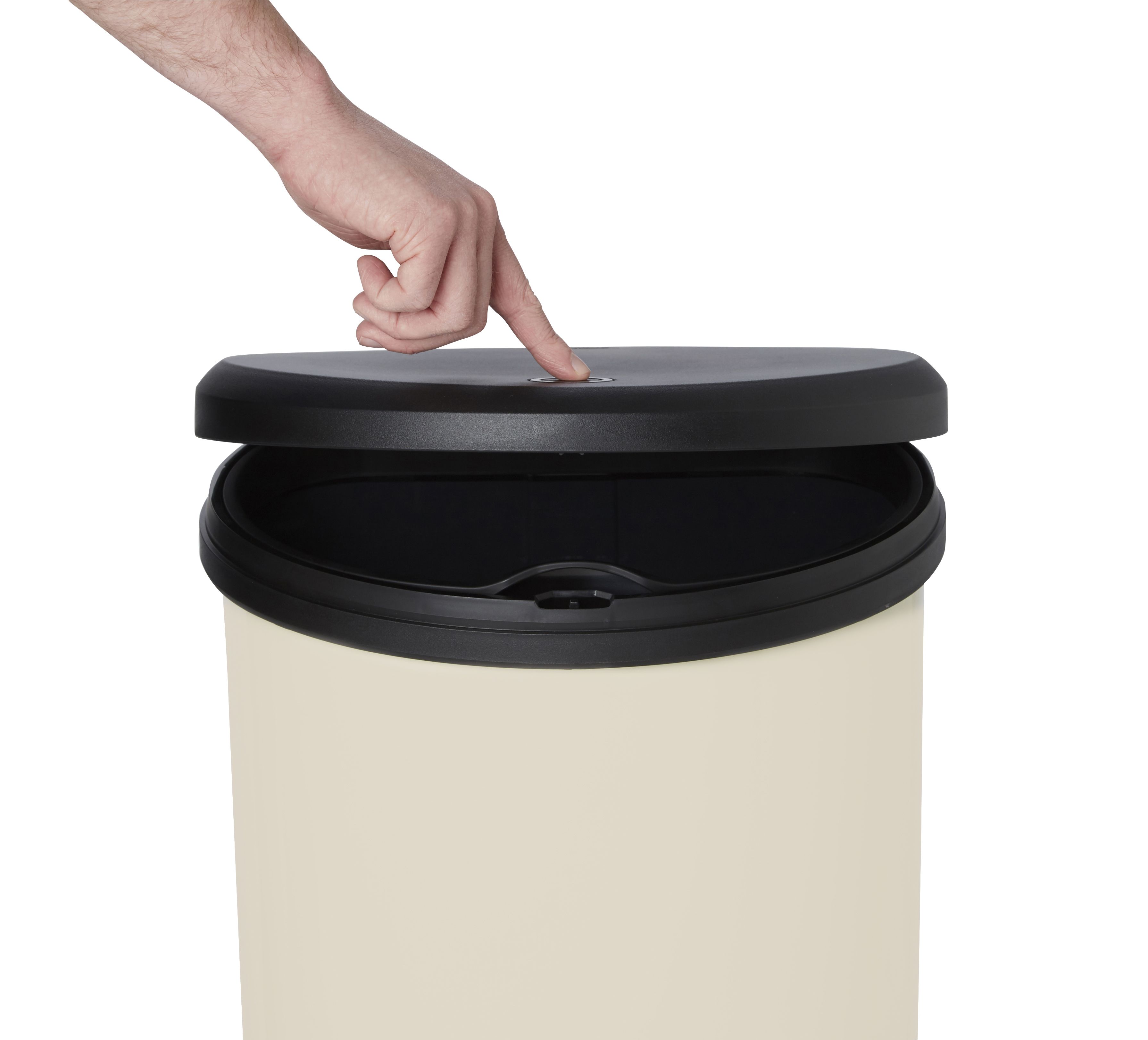 Cooke & Lewis Amphora Cream Bin - 40L