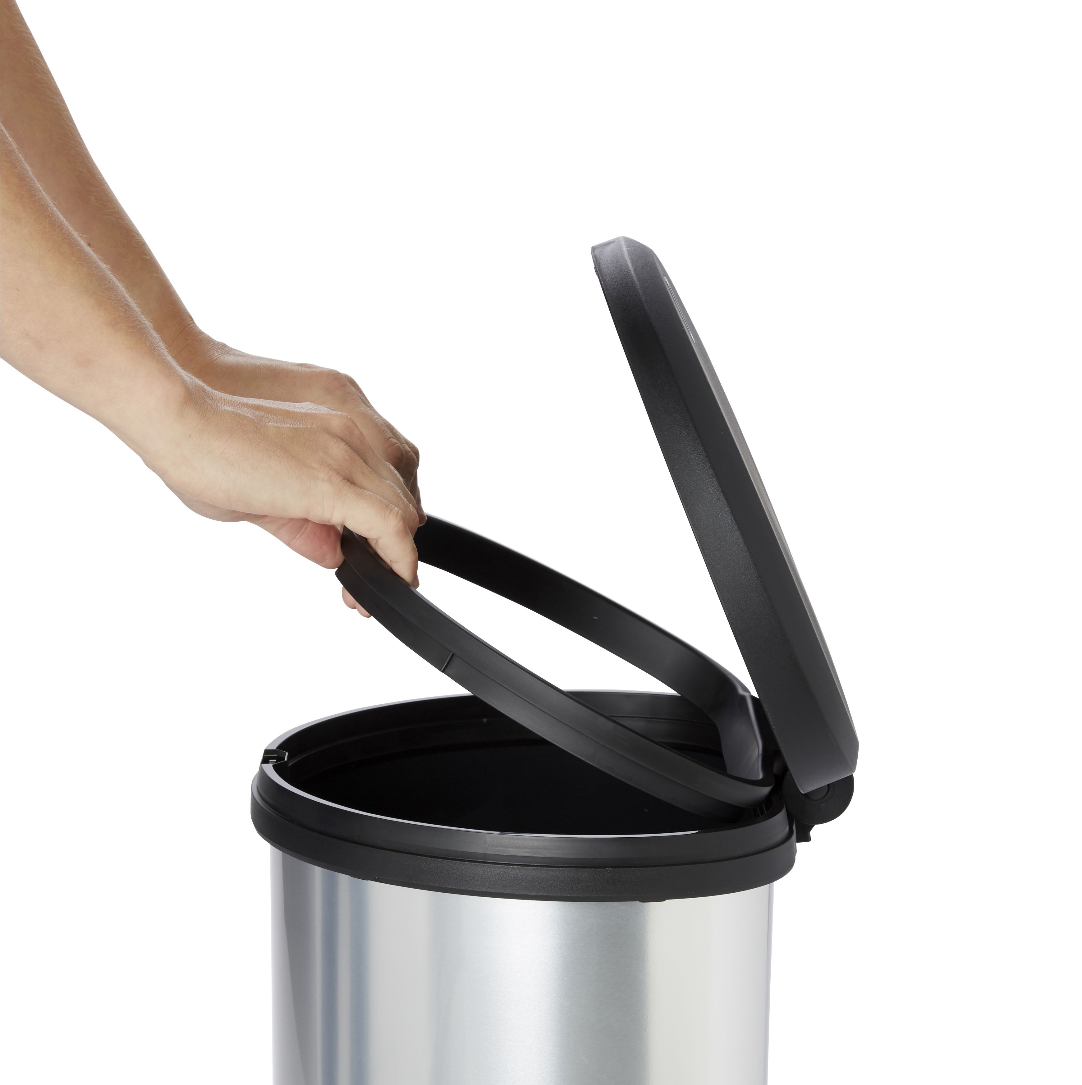 Cooke & Lewis Amphora Plastic Touch Bin - 40L