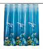 Cooke & Lewis Andrano Multicolour Seafloor Shower curtain (L)1800mm