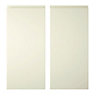 Cooke & Lewis Appleby Cream Base corner Cabinet door (W)925mm (H)715mm (T)22mm, Set of 2