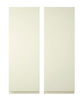 Cooke & Lewis Appleby Cream Corner Cabinet door (W)250mm (H)715mm (T)22mm, Set of 2