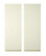 Cooke & Lewis Appleby Cream Corner Cabinet door (W)250mm (H)715mm (T)22mm, Set of 2