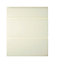 Cooke & Lewis Appleby High Gloss Cream Drawer front (W)600mm, Set of 3