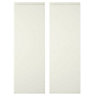 Cooke & Lewis Appleby High Gloss Cream Tall corner Cabinet door (W)250mm (H)895mm (T)22mm, Set of 2