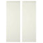 Cooke & Lewis Appleby High Gloss Cream Tall corner Cabinet door (W)250mm (H)895mm (T)22mm, Set of 2